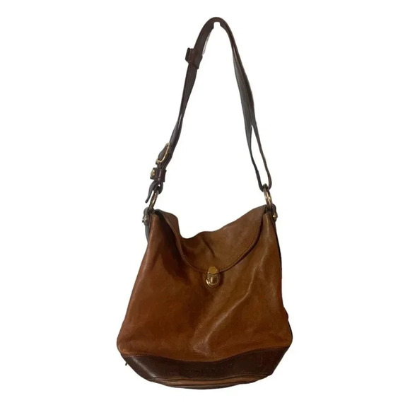 Marino Orlandi Brown Italian Leather Bag - Picture 1 of 14